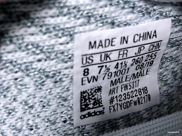 V2 Reflective Boost White Yeezy Cloud FW5317 Adidas 350 0712